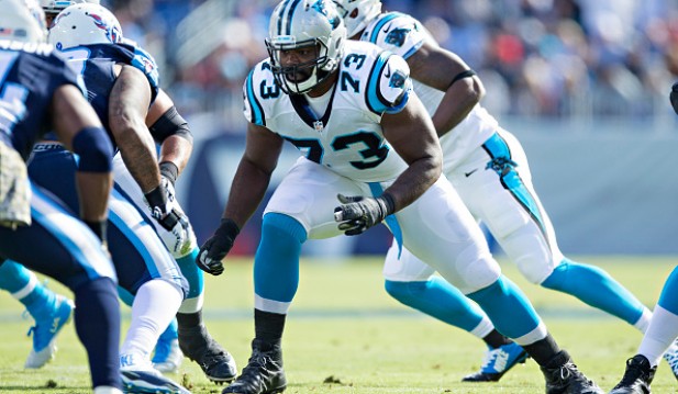 Carolina Panthers offensive tackle Michael Oher