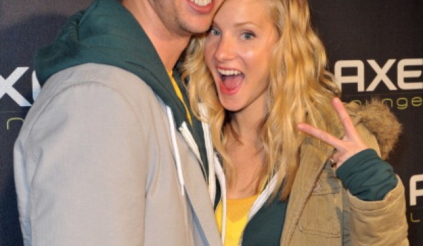 Taylor Hubbell and Heather Morris 