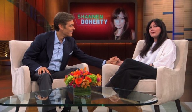 Dr. Oz and Shannen Doherty 