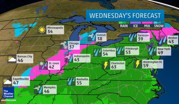 Wednesday's Forecast