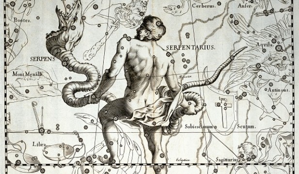 Illustration from Johann Hevelius's star atlas