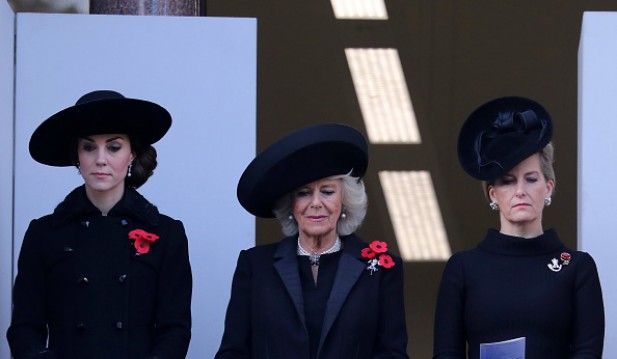 The Royal Family Lay Wreaths At The Cenotaph On Remembrance Sunday