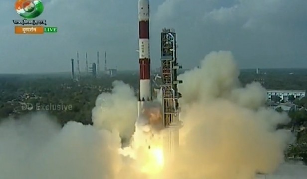 ISRO launches 104 satellites