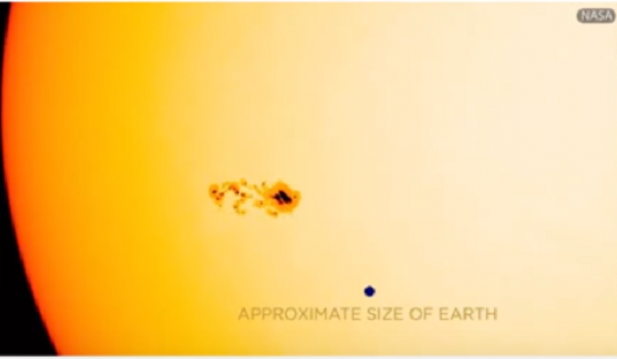Nasa spot 75,000 mile wide HOLE on the sun