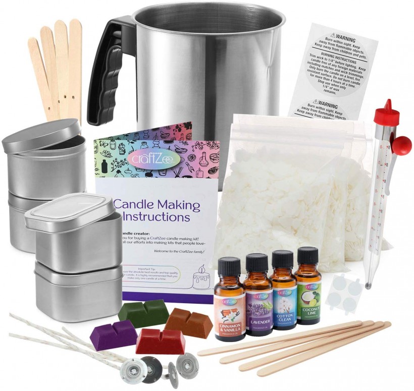 Complete DIY Candle Making Kit Supplies by CraftZee