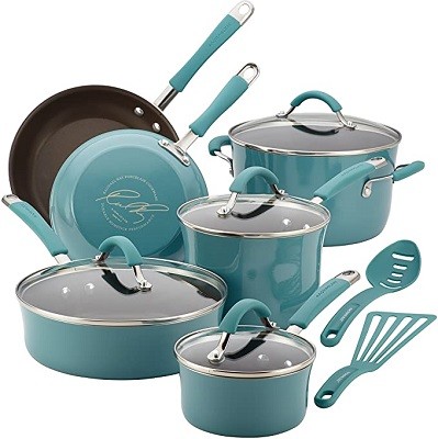 Rachel Ray 16344 Cucina Nonstick Ceramic Cookware Set