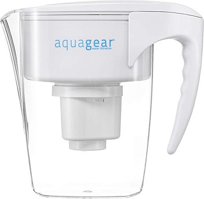Aquagear 8-Cup Water Filter Pitcher