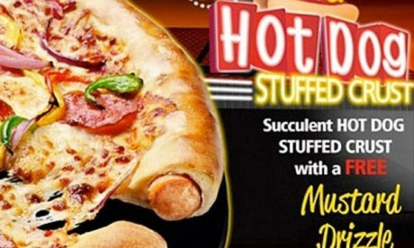 hot dog pizza