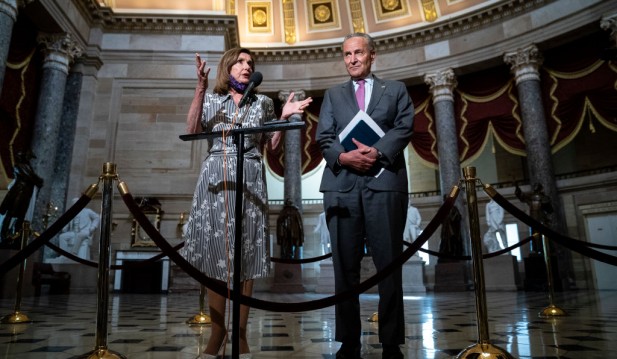 Treasury Secretary Mnuchin Joins GOP Policy Lunch On Capitol Hill