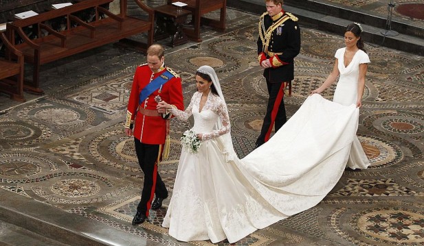 Royal Wedding - The Wedding Ceremony Takes Place Inside Westminster Abbey