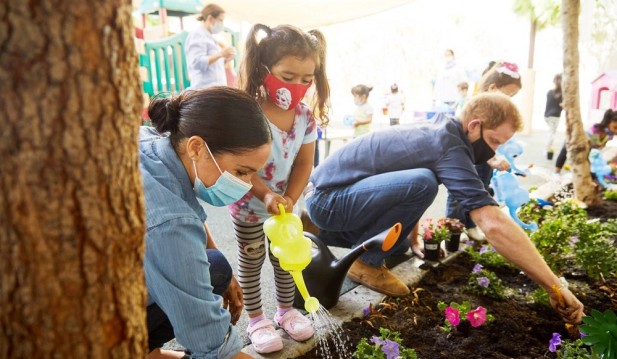 Prince Harry and Meghan Markle visit the Assistance League Los Angeles' Preschool Learning Center in Los Angeles