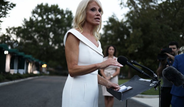 Kellyanne Conway Speaks To Press Outside White House