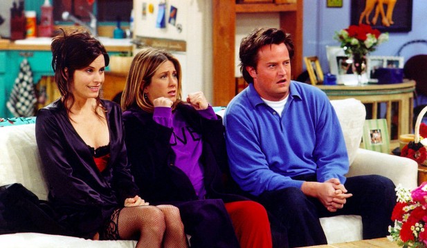 'Friends' Characters Watching TV