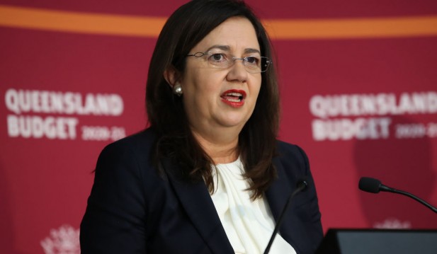 Queensland Premier Annastacia Palaszczuk Speaks In Parliament Following Budget Announcement