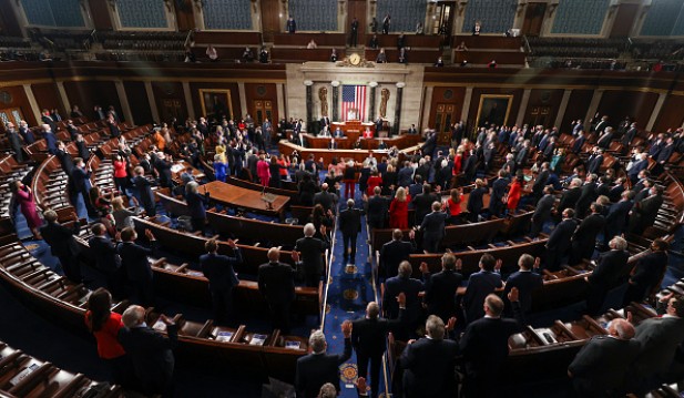 The U.S. House Of Representatives Convenes 117th Congress, Swears In New Members