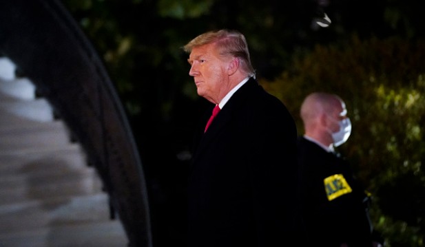 President Trump Returns After Border Visit