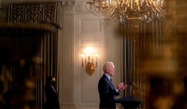 President Biden Delivers Remarks On The Economy And Need For American Rescue Plan