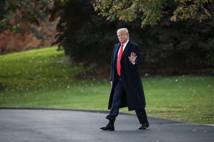 President Trump Departs White House For 