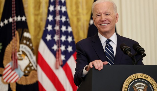 Joe Biden Holds First Press Conference As President