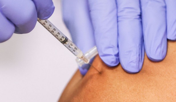 Howard University Hospital Staff Members Receive Covid-19 Vaccination Shots In Nation's Capital