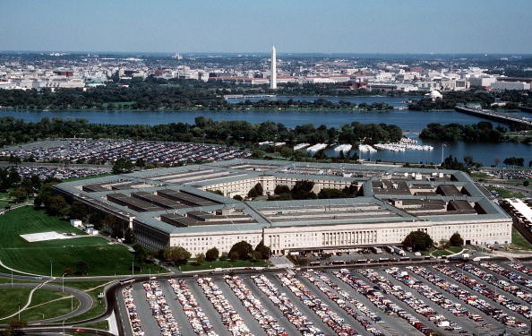 Aerial view of Pentagon