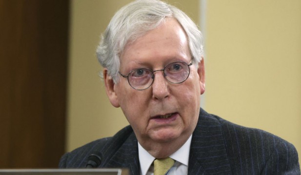 Mitch McConnell Says Republicans will Fight Biden's Infrastructure Plan in 'Every Step of the Way'