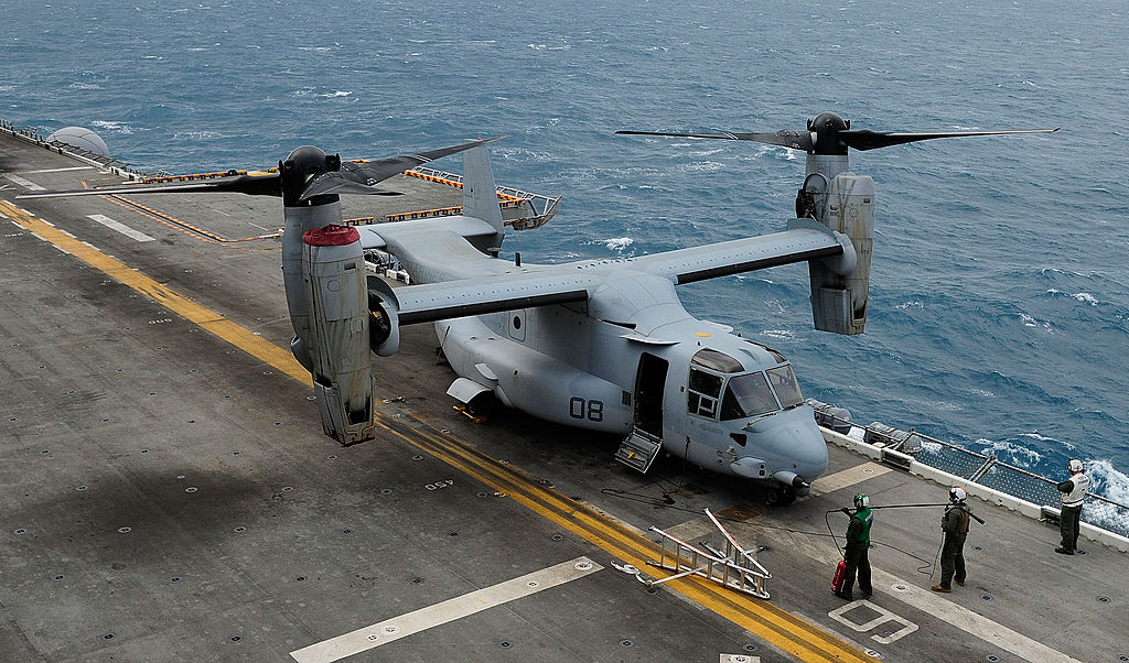 Naval Air's V-22 Osprey Tilt-Rotor Aircraft Is Like An Airplane and ...