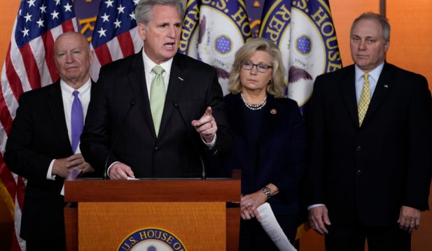  House GOP Leader Kevin McCarthy Vote on Liz Cheney to Oust Her or Not on May 12