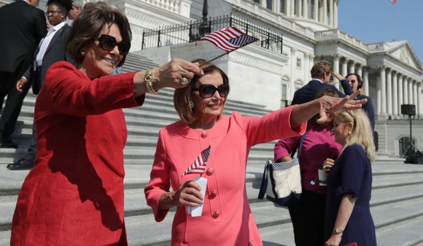 House Speaker Nancy Pelosi And House Democrats Hold Event Marking First 200 Days Of The 116th Congress