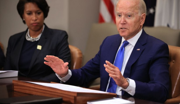 President Biden Holds Meeting To Discuss Reducing Gun Violence