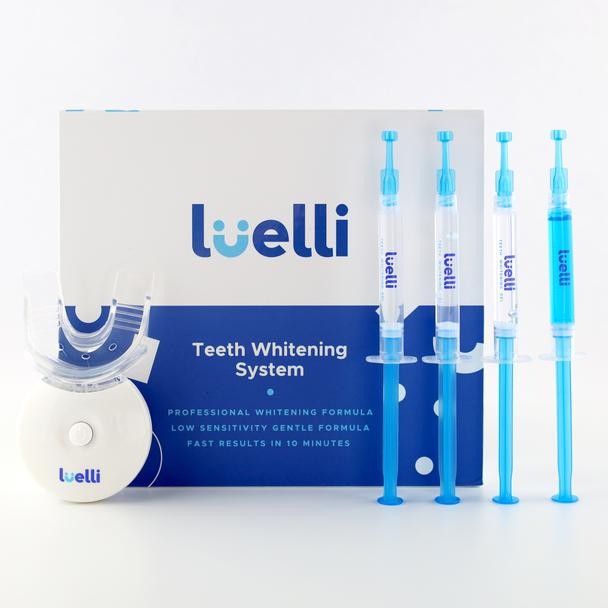 Luelli Teeth Whitening Kit with LED Accelerator Lights
