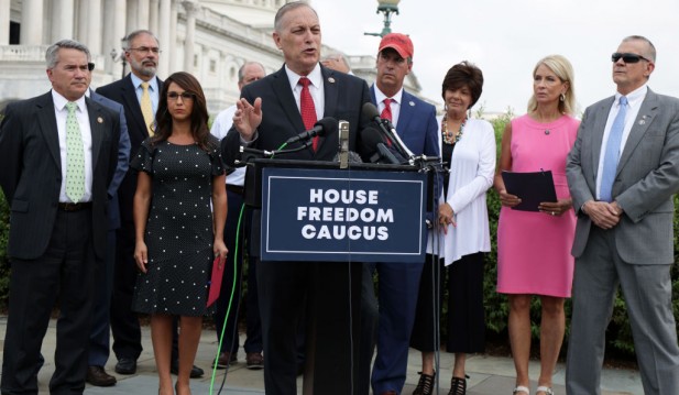 GOP Freedom Caucus Members Call For Reps. Liz Cheney And Adam Kinzinger To Be Expelled From House GOP Conference
