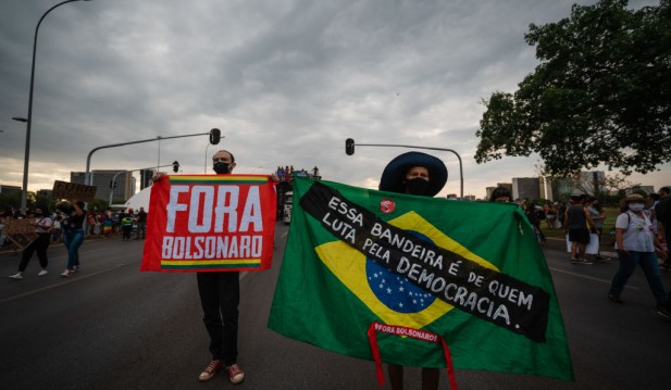 Brazilians Protest Against President Bolsonaro