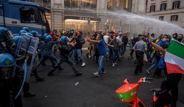 Protest in Italy