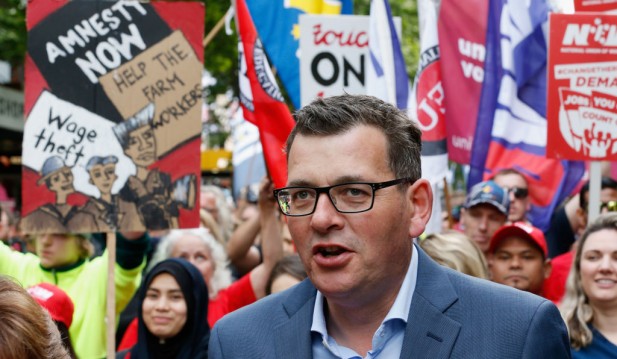 Thousands March Through Melbourne CBD Calling For Better Wages