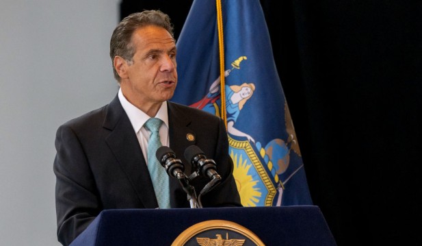 New York Governor Cuomo Makes Announcement About City's Reopening At The World Trade Center