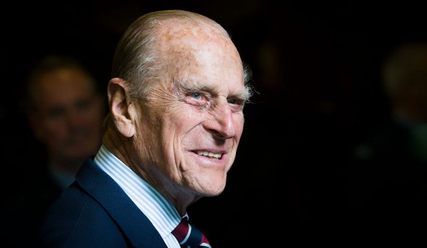 Prince Philip At Royal Auxiliary Air Force In Scotland