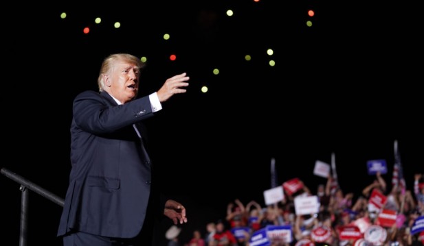 Former President Trump Holds Rally In Perry, Georgia