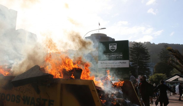 New Zealand Police Move in Against Protesters Who Set Fire on $500K Parliament Ground