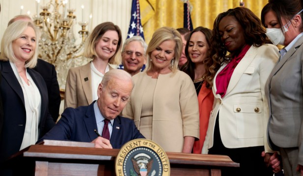 Biden Signs Bill Banning Forced Arbitration for Cases of Sexual Assault, Harassment Into Law