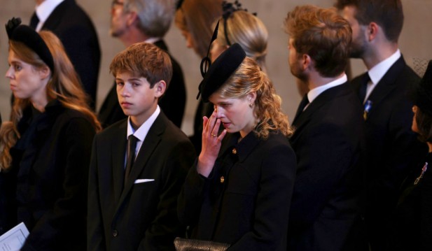 Queen Elizabeth II's Youngest Grandchild James Catches Viewers' Admiration During Vigil, Likened to Young Prince William