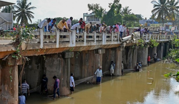 India Bridge Collapse Videos Show Devastating Aftermath of Tragedy That Killed At Least 78
