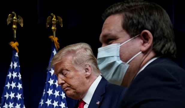 Donald Trump Threatens To Reveal Unflattering Information About Ron DeSantis if Florida Governor Runs for President