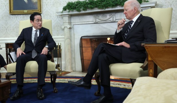 Joe Biden Meets with Japanese PM Fumio Kishida To Talk About Military Build-Up Amid China's Growing Global Influence