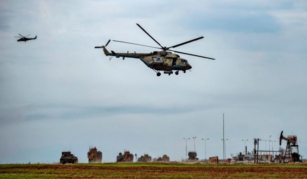 Russian Choppers Team Up Together To Strike at Ukrainian Army