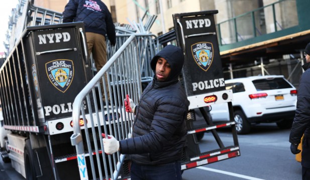 Donald Trump Protest Call Sparks New York Court To Put Up Barricades