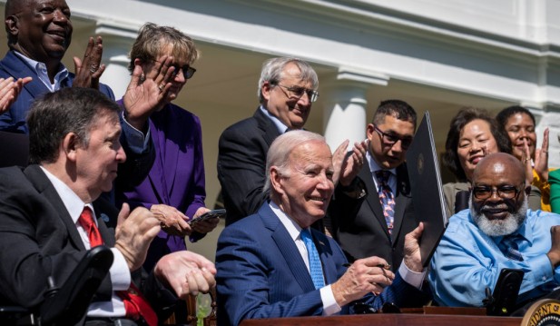 President Biden Speaks In The Rose Garden On Reducing Child Care Costs