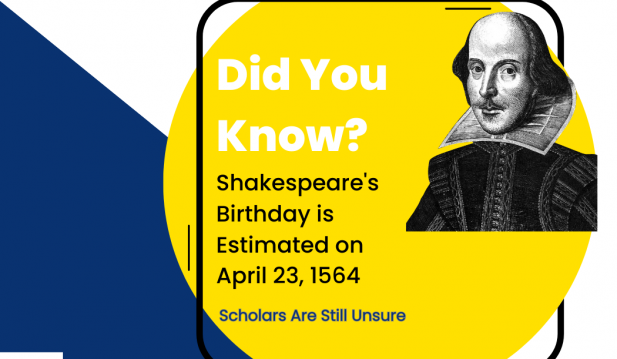 Did You Know That Shakespeare's Birthday Was on April 23, 1564? Scholars Are Still Unsure