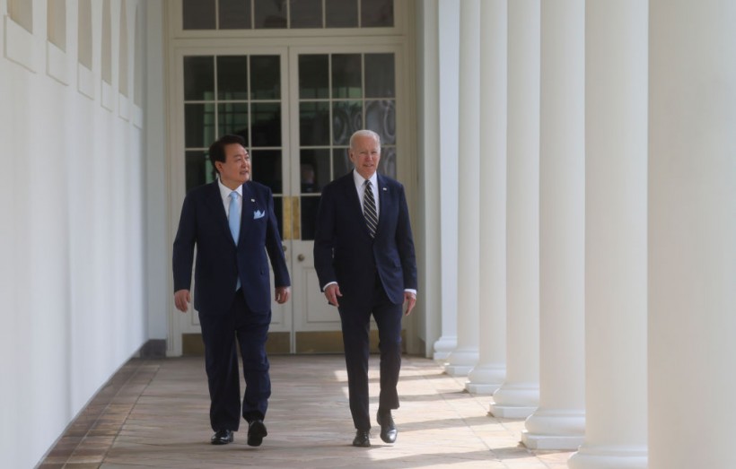 US President Joe Biden and South Korean President Yoon Suk-yeol 