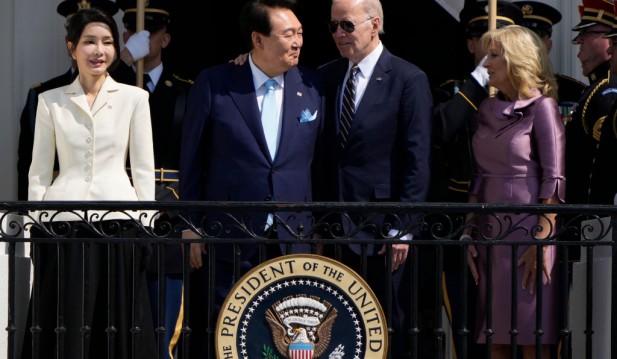 U.S. President Joe Biden South Korean President Yoon Suk-yeol